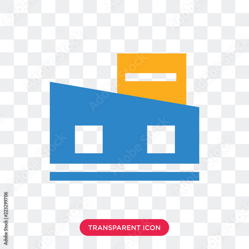 Museum vector icon isolated on transparent background, Museum logo design