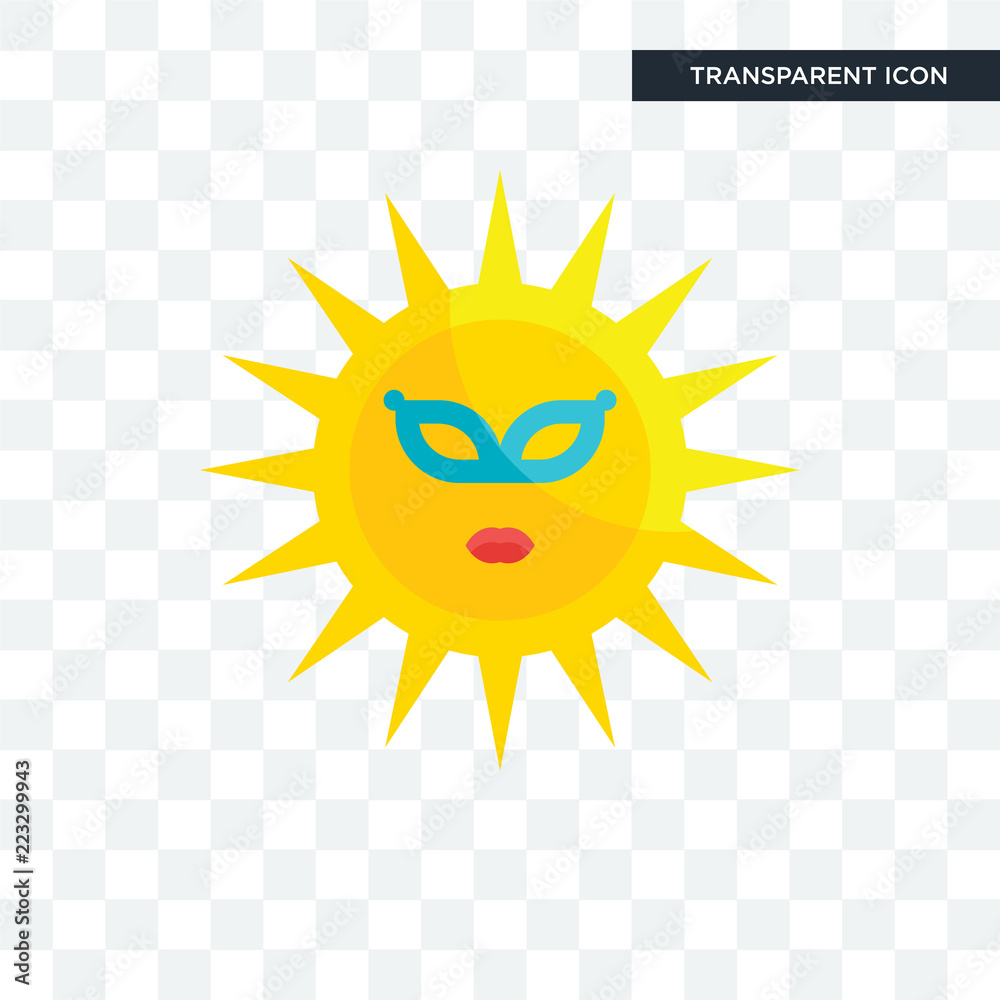 Sun vector icon isolated on transparent background, Sun logo design Sun vector icon isolated on transparent background, Sun logo design