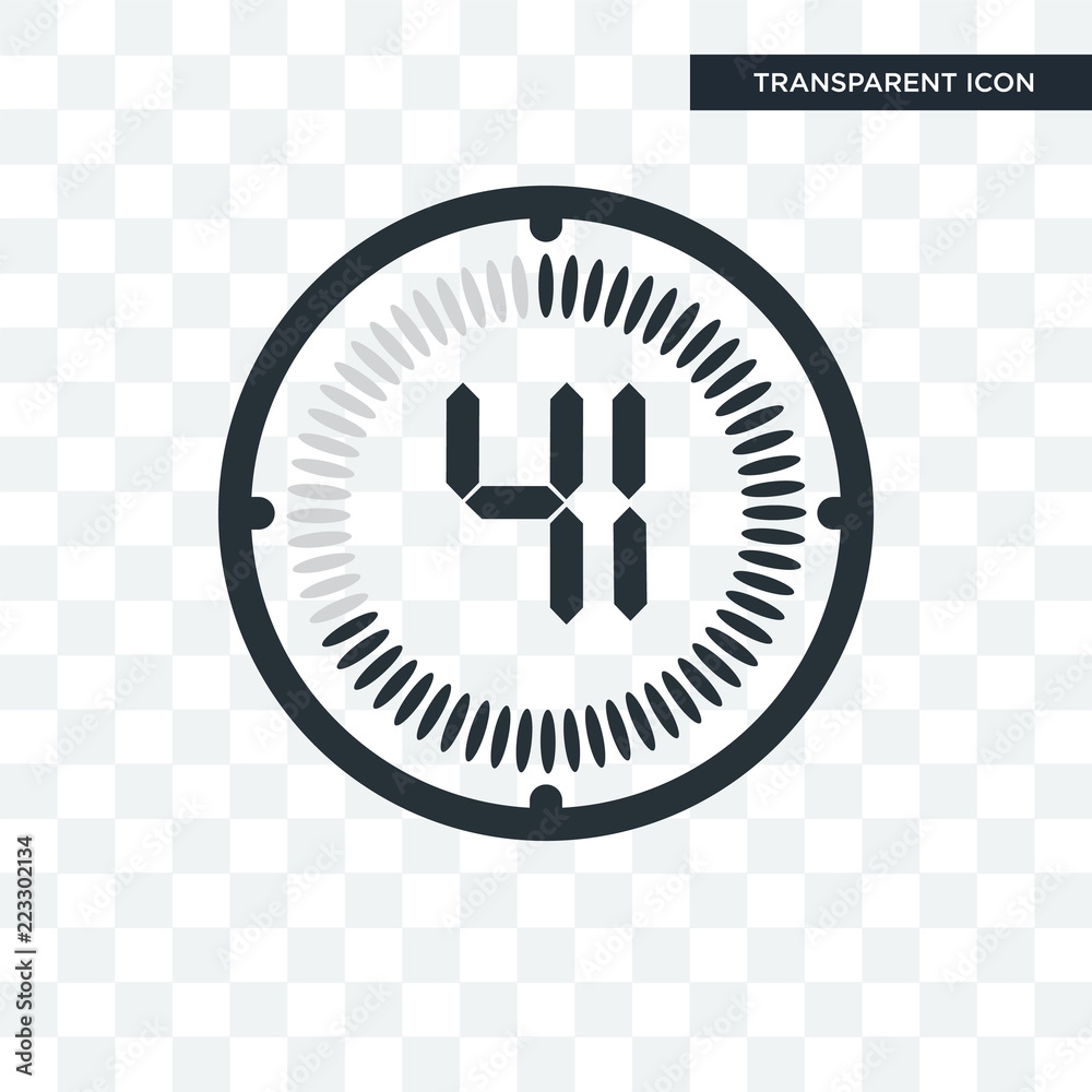 The 41 minutes vector icon isolated on transparent background, The 41 minutes logo design The 41 minutes vector icon isolated on transparent background, The 41 minutes logo design