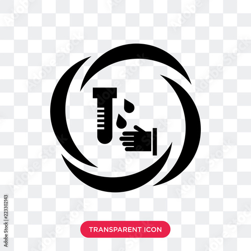 Chemical products vector icon isolated on transparent background, Chemical products logo design