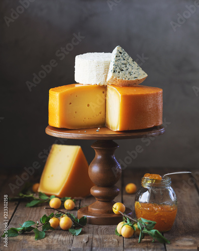 still life with cheese