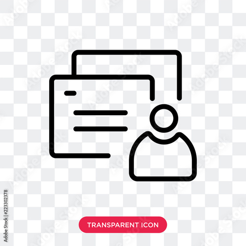 Folder vector icon isolated on transparent background, Folder logo design
