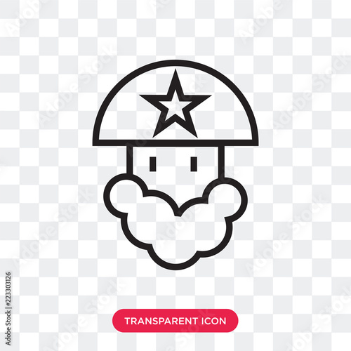 Fakir vector icon isolated on transparent background, Fakir logo design