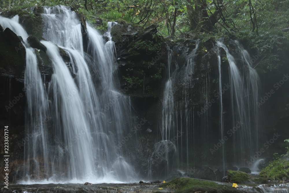 Obraz premium Wodospad małpki