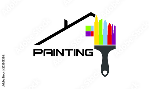 Home painting logo
