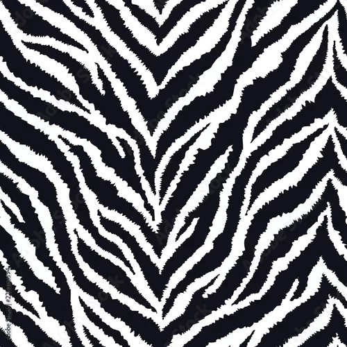Tapety Wzór z nadrukiem futra zebry. Ilustracji wektorowych. Egzotyczna dzika tekstura zwierzęca.