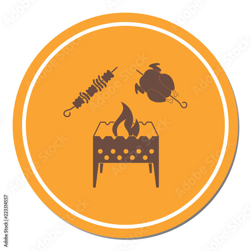 Brazier, kebab and chicken