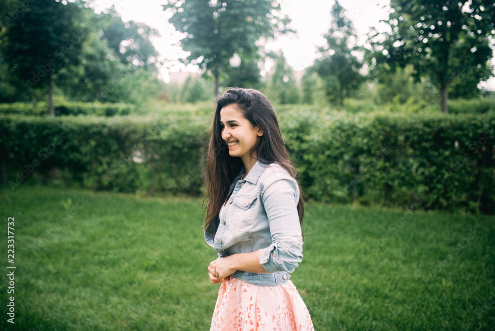 summer emotions of the girl of the brunette summer emotions of the girl of the brunette