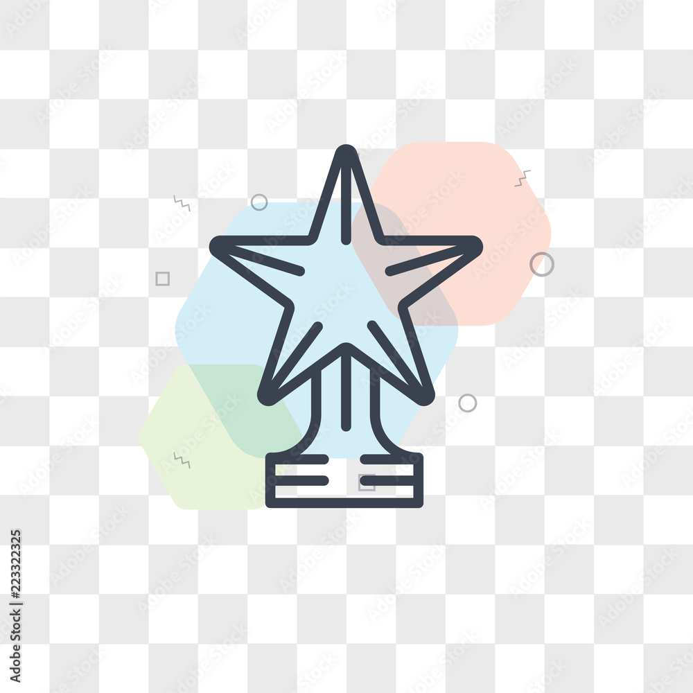 Trophy vector icon isolated on transparent background, Trophy logo design Trophy vector icon isolated on transparent background, Trophy logo design