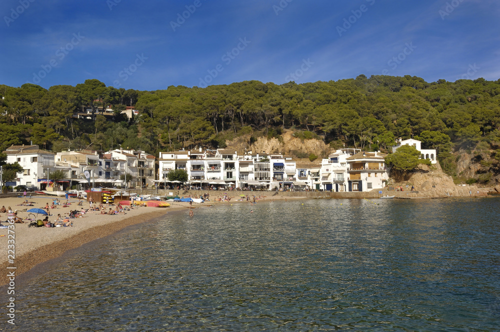 Tamariu beach, Palafrugell,Costa Brava, Girona, Catalonia,Spain