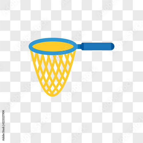 Fishing net vector icon isolated on transparent background, Fishing net logo design