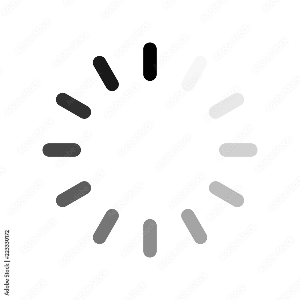 vector loading progress - computer graphic symbol isolated vector loading progress - computer graphic symbol isolated