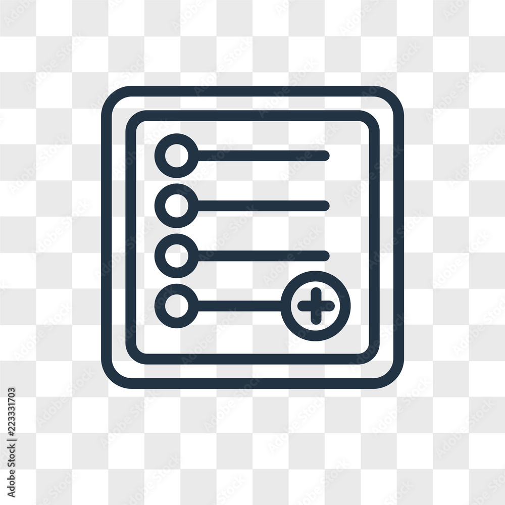 List vector icon isolated on transparent background, List logo design List vector icon isolated on transparent background, List logo design