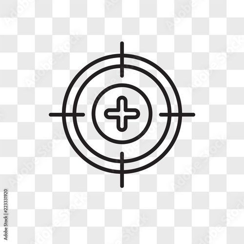 Calibrate vector icon isolated on transparent background, Calibrate logo design
