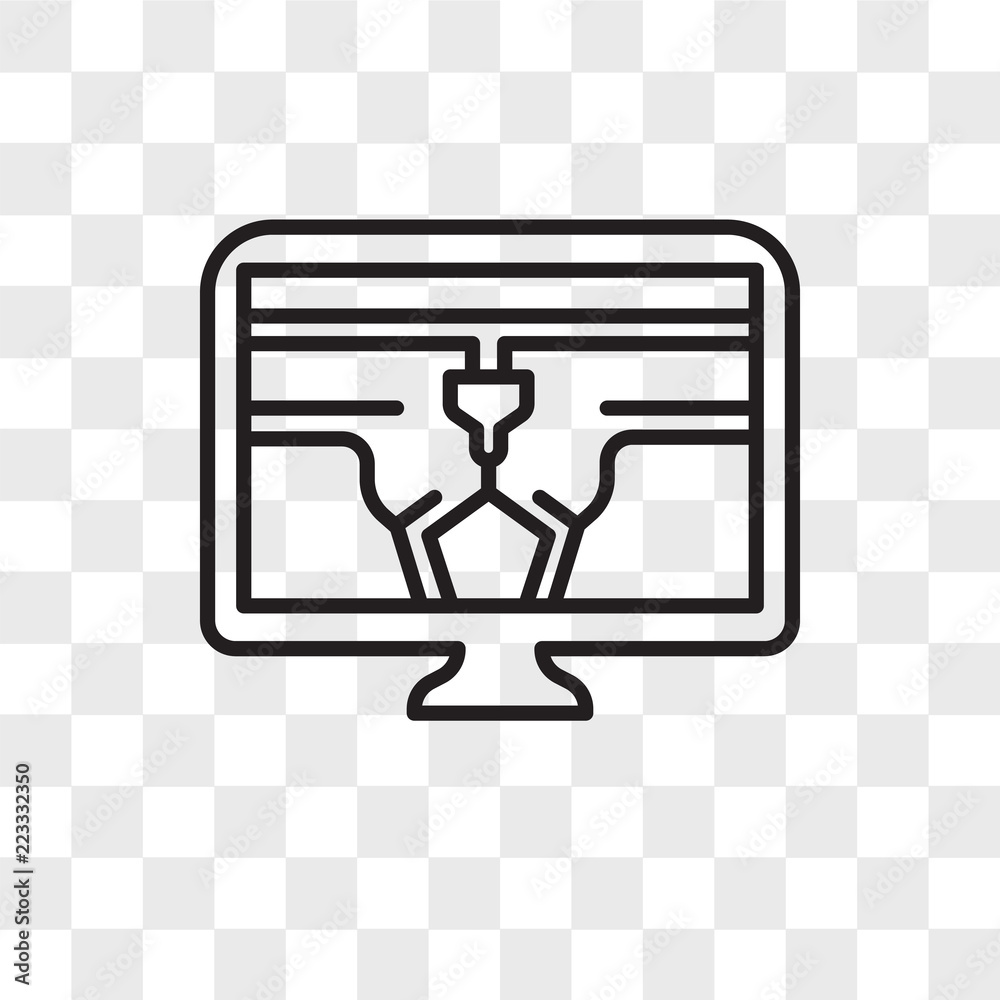 Model vector icon isolated on transparent background, Model logo design