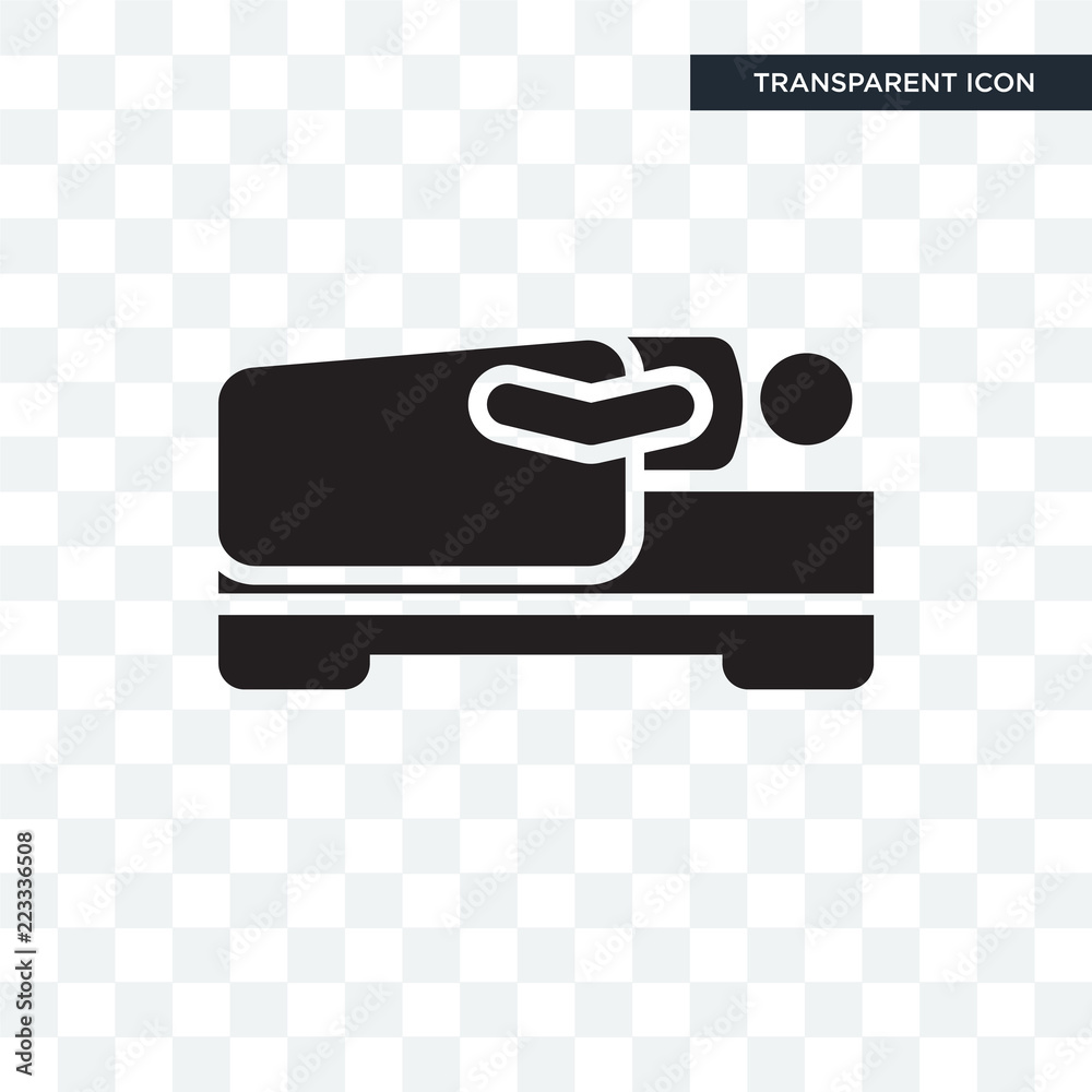 Sleeping vector icon isolated on transparent background, Sleeping logo ...