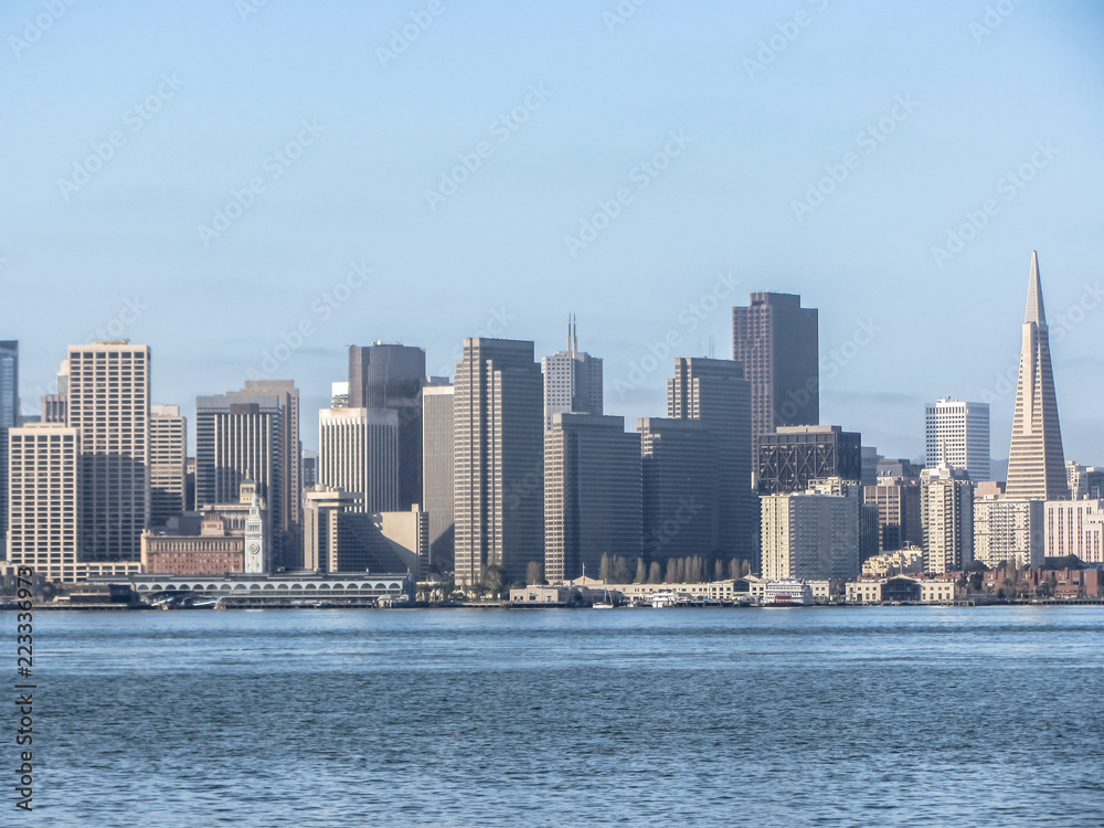 San Francisco. View of the city from the Bay.