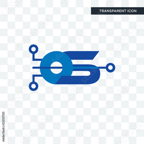 operating system vector icon isolated on transparent background, operating system logo design