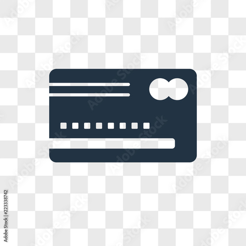 Cit card vector icon isolated on transparent background, Cit card logo design