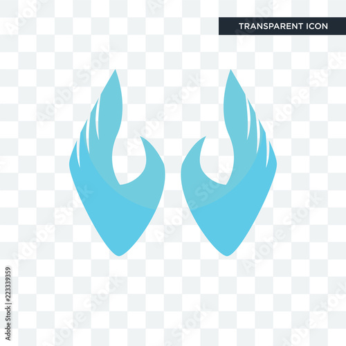 two hands vector icon isolated on transparent background, two hands logo design