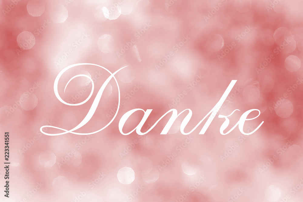 Danke roter unscharfer Hintergrund Danke roter unscharfer Hintergrund