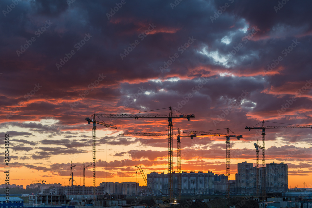 District of new buildings, Murino, St. Petersburg. District of new buildings, Murino, St. Petersburg.