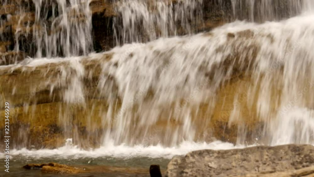 Ribbon Falls in Kananaskis Country, Alberta, Canada. Ribbon Falls in Kananaskis Country, Alberta, Canada.