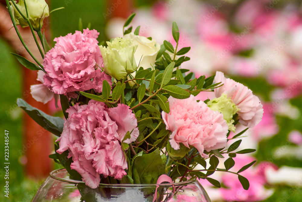 Fototapeta premium bouquet close-up outdoors