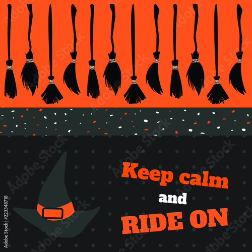 Happy Halloween background design vector illustration