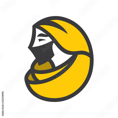 Arab woman sign