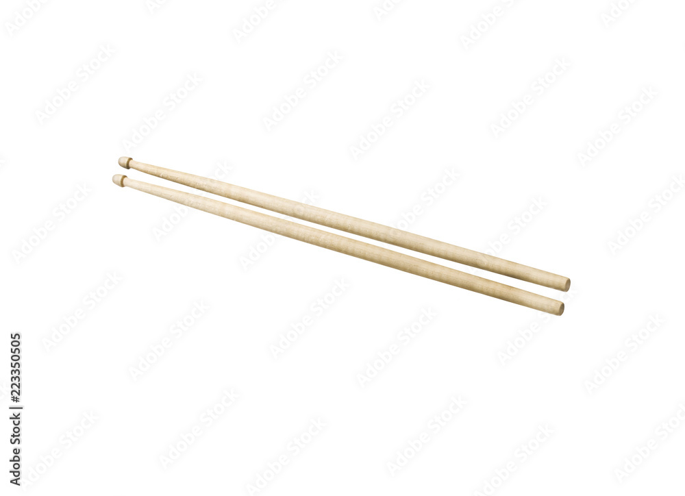 Drumsticks isolated on white background Drumsticks isolated on white background