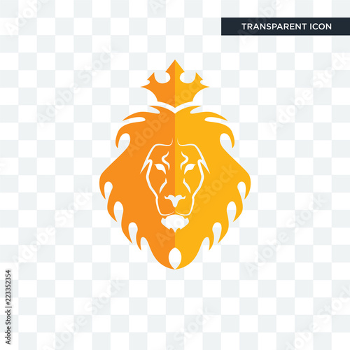 judah and the lion vector icon isolated on transparent background, judah and the lion logo design