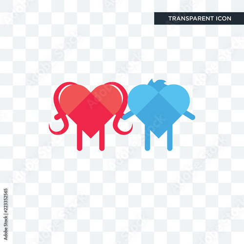 soulmate vector icon isolated on transparent background, soulmate logo design