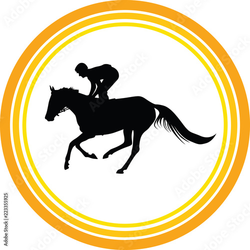 jockey riding a horse