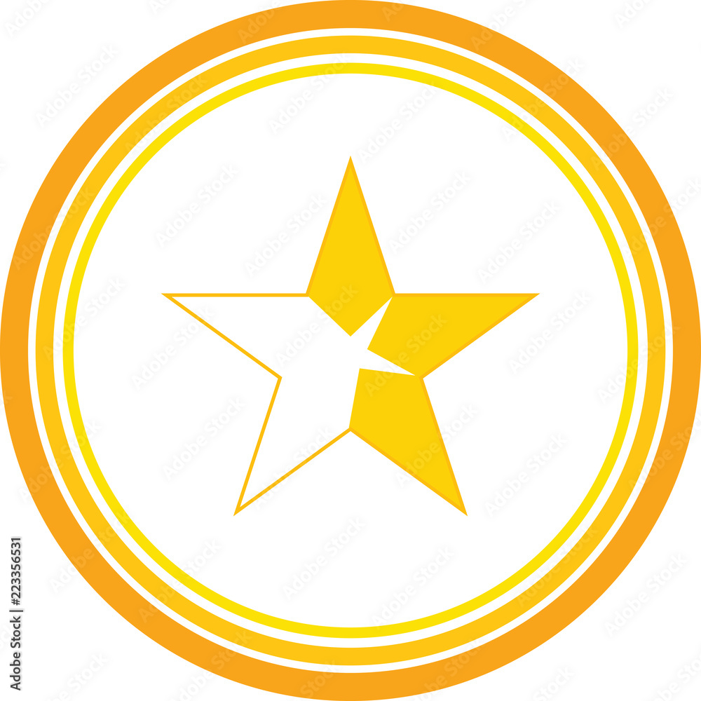 gold start favourite icon gold start favourite icon