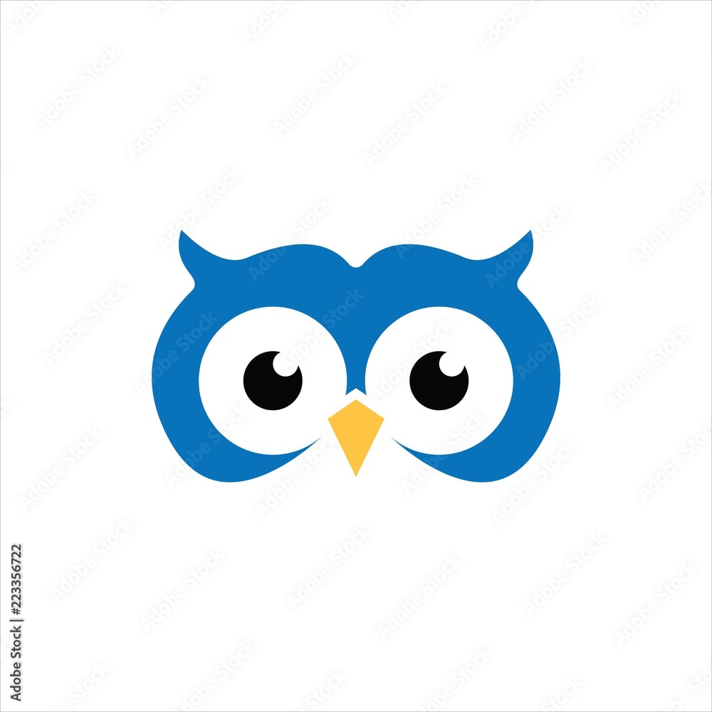 Obraz premium Owl education logo