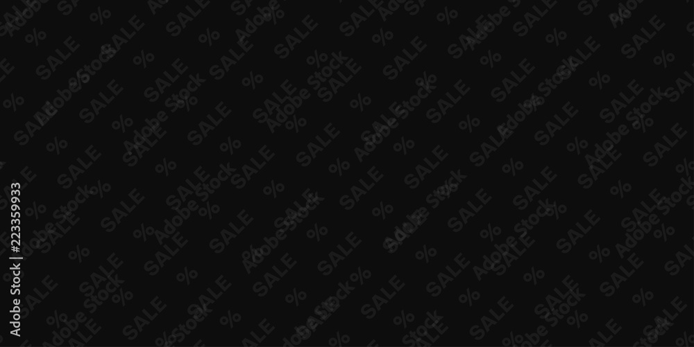 Black sale background with percent sign. Seamless pattern. Black sale background with percent sign. Seamless pattern.