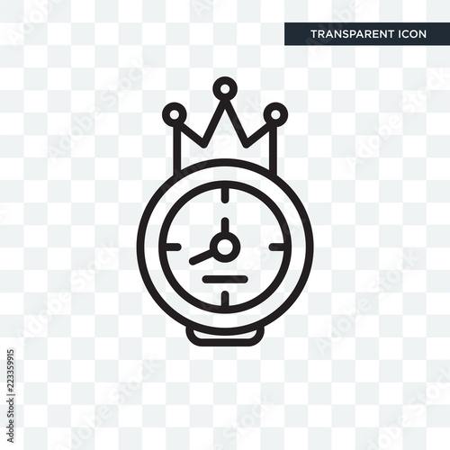 Prime time vector icon isolated on transparent background, Prime time logo design