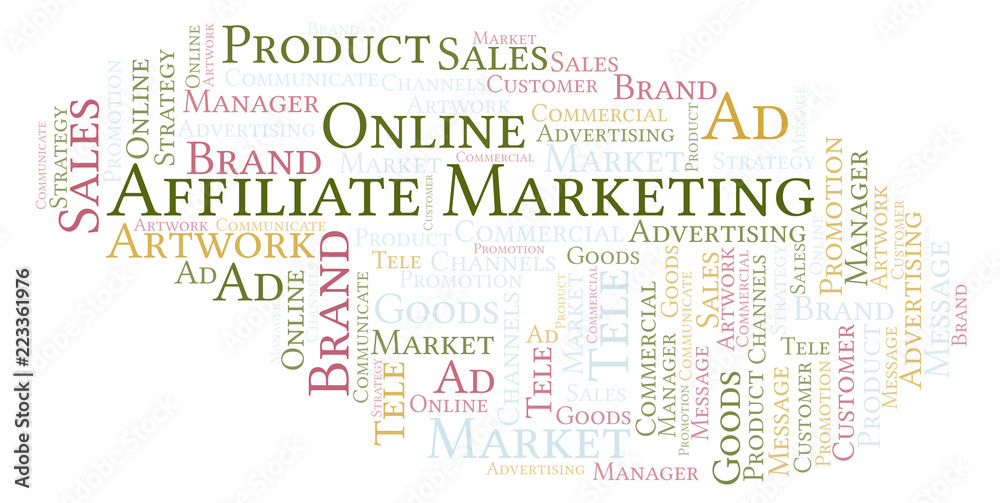 Word cloud with text Affiliate Marketing. Word cloud with text Affiliate Marketing.