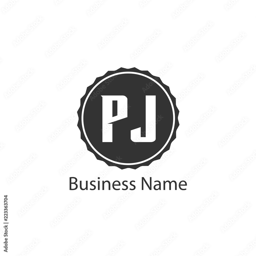 Initial Letter PJ Logo Template Design Initial Letter PJ Logo Template Design