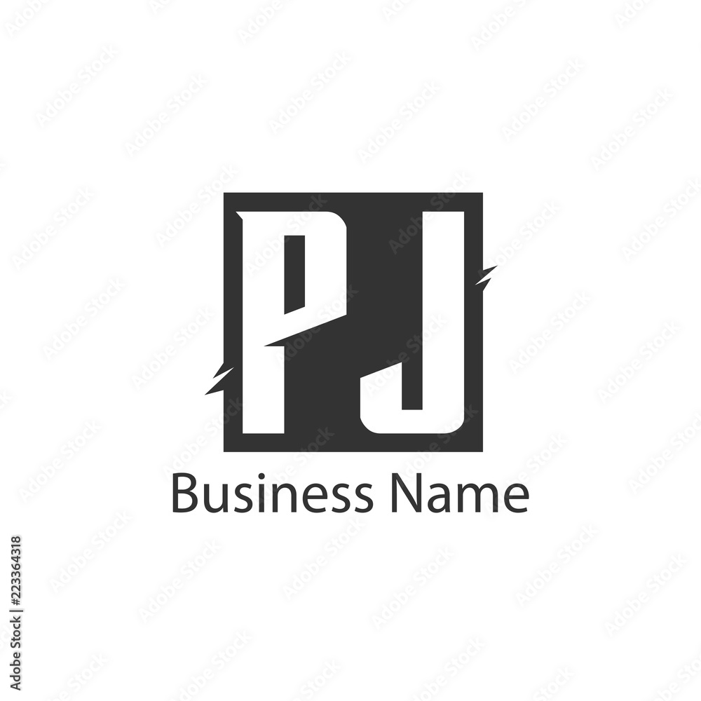 Initial Letter PJ Logo Template Design Initial Letter PJ Logo Template Design