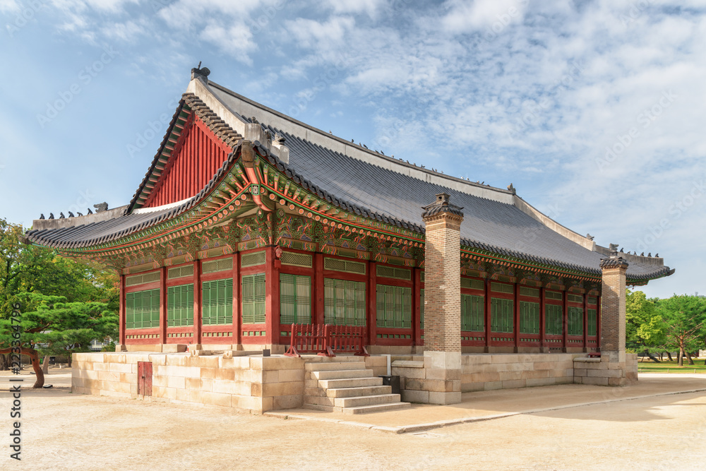 Sujeongjeon Hall of Gyeongbokgung Palace in Seoul, South Korea