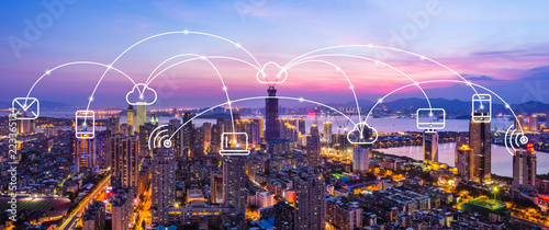 Xiamen City Scenery and Communication Network