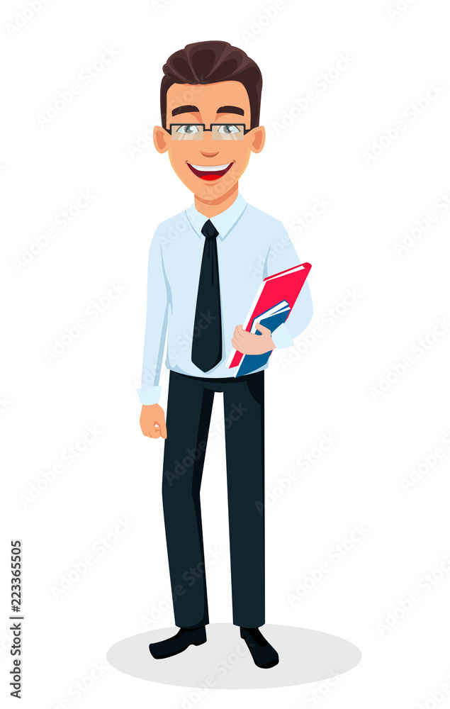 Handsome businessman in office style clothes Handsome businessman in office style clothes
