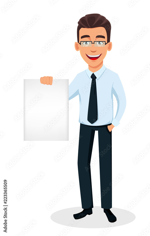 Handsome businessman in office style clothes Handsome businessman in office style clothes