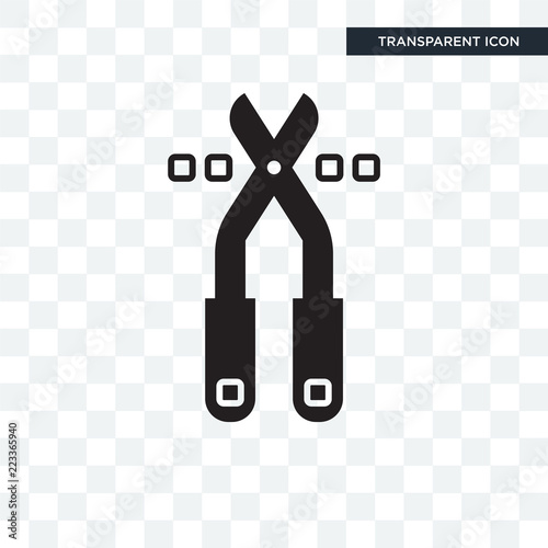 Pruners vector icon isolated on transparent background, Pruners logo design