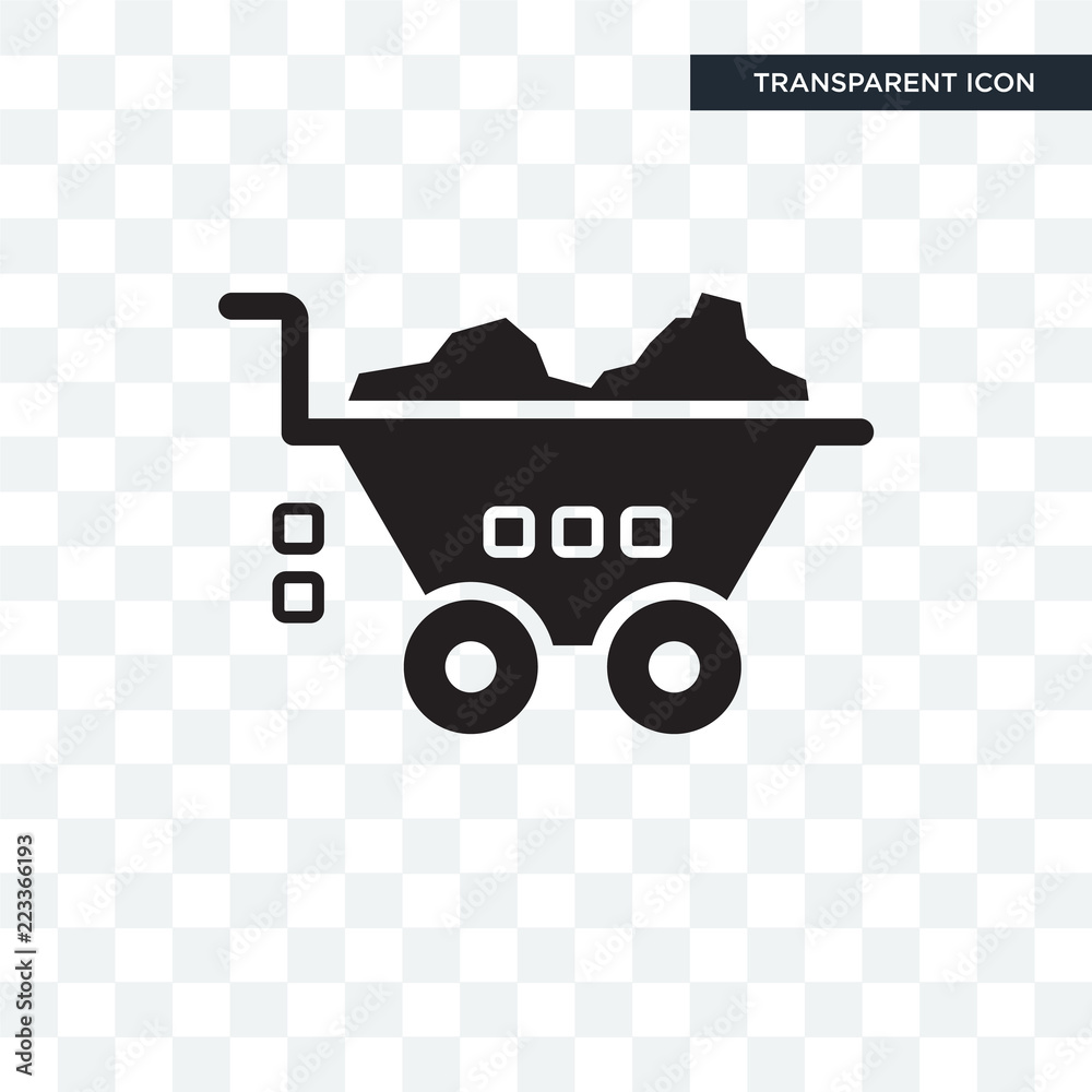 Barrow vector icon isolated on transparent background, Barrow logo design Barrow vector icon isolated on transparent background, Barrow logo design