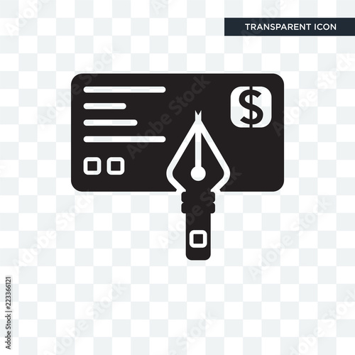 Banker vector icon isolated on transparent background, Banker logo design