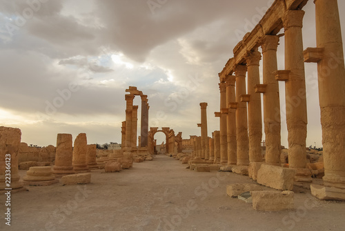 Ruinas de Palmira. Siria. Mayo 2008. photo