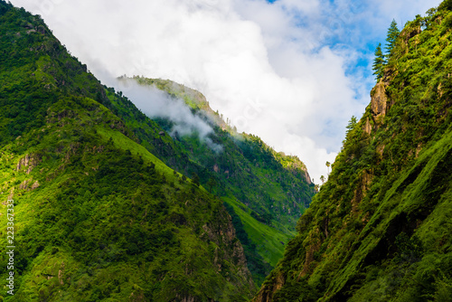 Nature view in Annapurna Conservation Area, Nepal